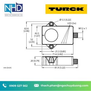 Máy đo độ nghiêng Turck 100031452