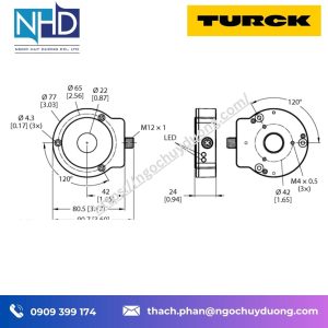Bộ mã hóa không tiếp xúc Turck 1590975