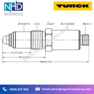 Máy cảm biến giới hạn điện dung TURCK 100004248