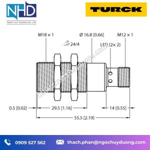 Máy cảm biến siêu âm Turck M18 100039011