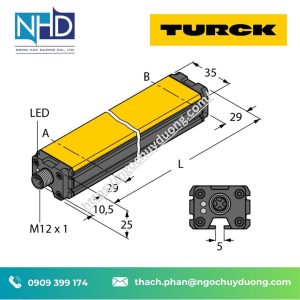 Máy Cảm biến tuyến tính Turck 100012831