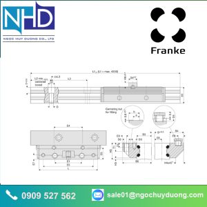 Thanh ray định hình Franke FDA Series