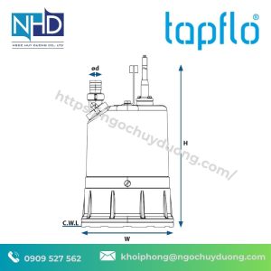 Máy Bơm Chìm Nước Thải Tapflo ST Series