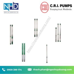 Bơm CRI Borewell Submersible Pumps Phân Phối Chính Hãng