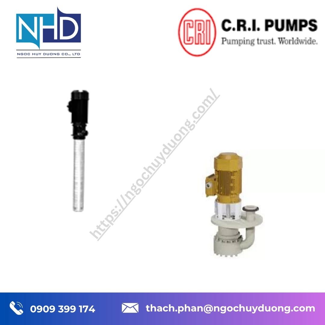 Tổng kho hàng sẵn Bơm CRI Vertical Immersible Pumps Hỗ Trợ Kỹ Thuật