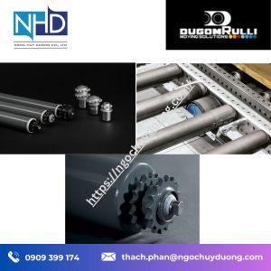 Đại lý giá tốt Con lăn truyền động DUGOM RULLI – Con lăn xích, con lăn ma sát và con lăn dây đai