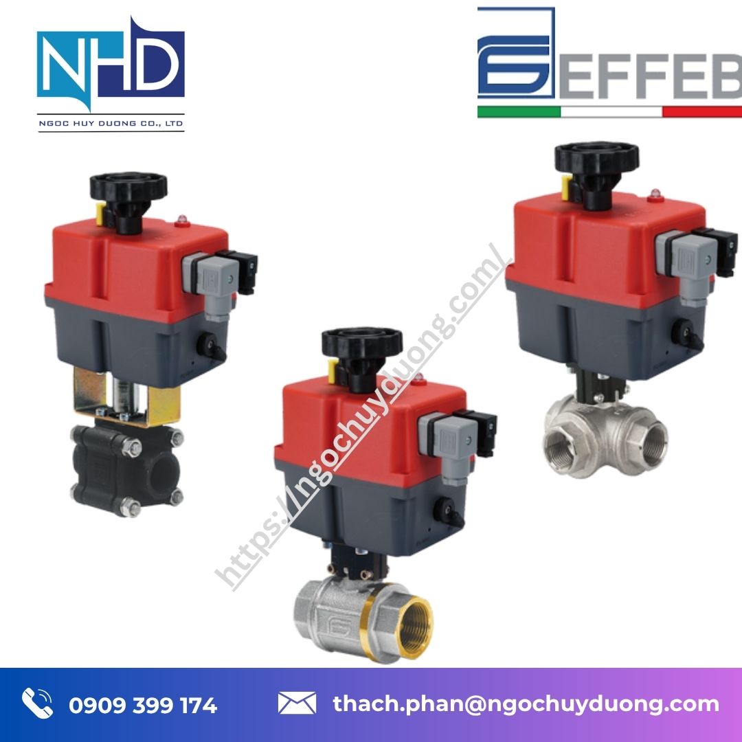 Đại lý giá tốt Van EFFEBI điều khiển điện Sun WP, Vega – Chính hãng