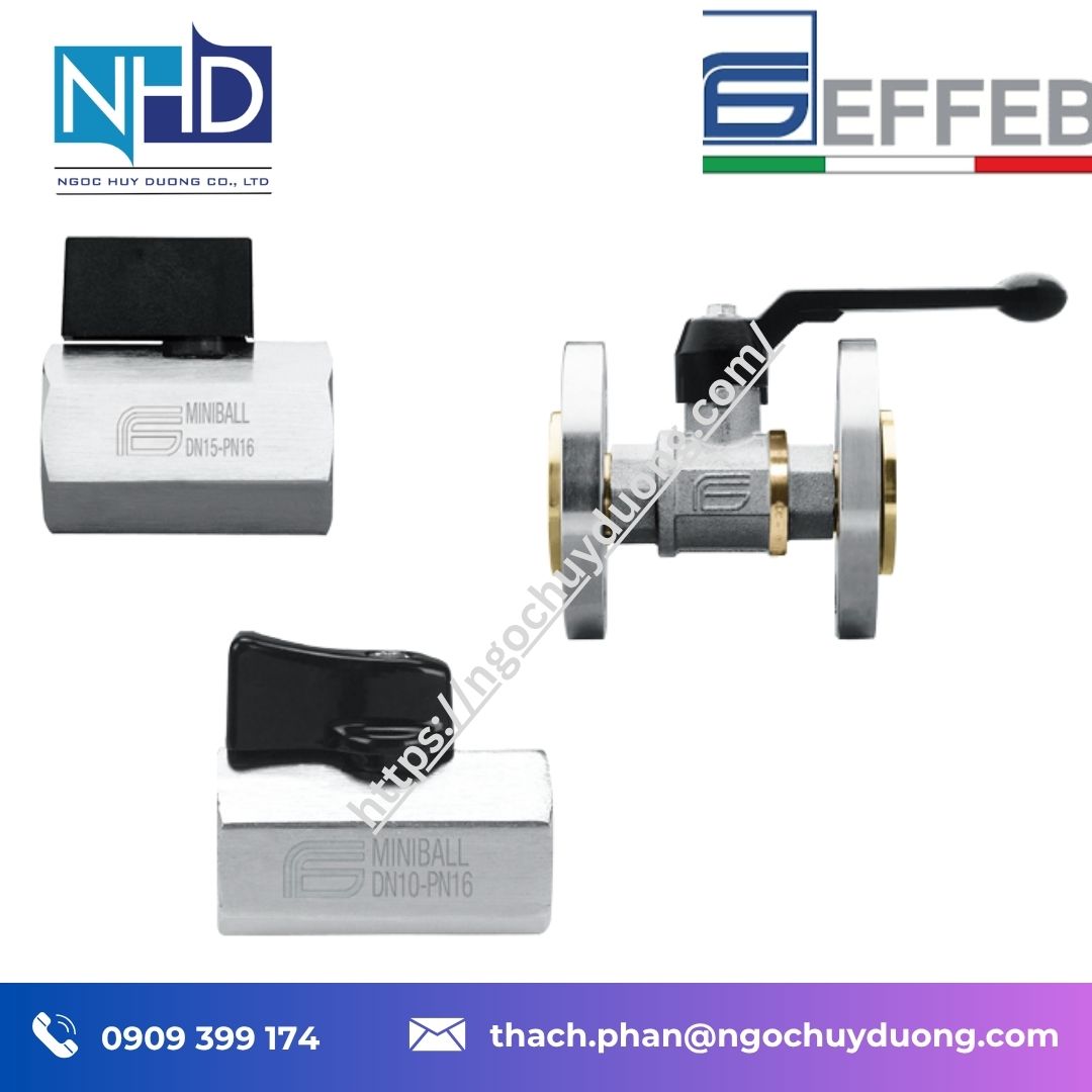 Đại lý giá tốt Van bi đồng EFFEBI Miniball– Chính hãng, hỗ trợ kỹ thuật