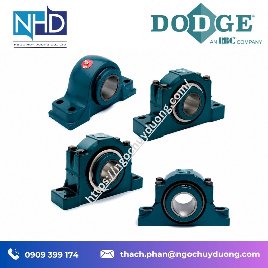 Đại lý giá tốt Vòng bi con lăn côn gối đỡ DODGE Type K – Thiết kế gọn, chịu tải cao, phù hợp không gian hạn chế