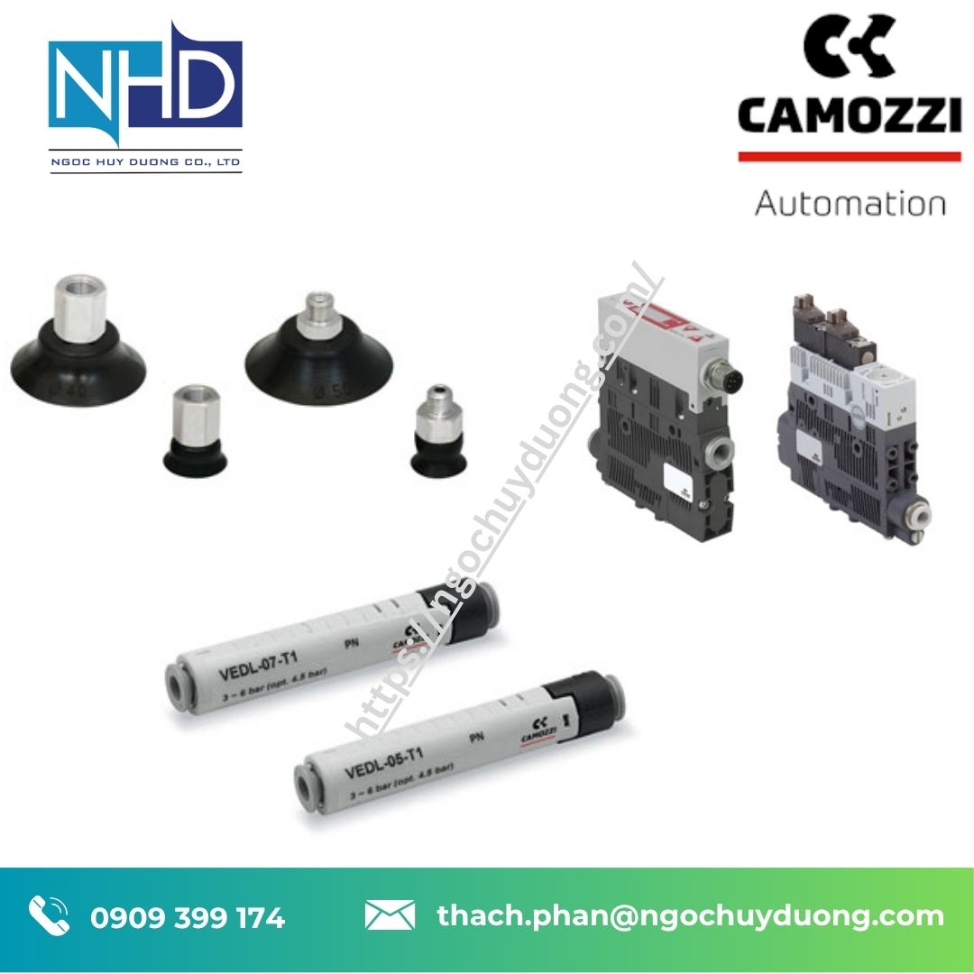 Giác hút chân không, Bộ tạo chân không dùng khí nén Camozzi - chính hãng