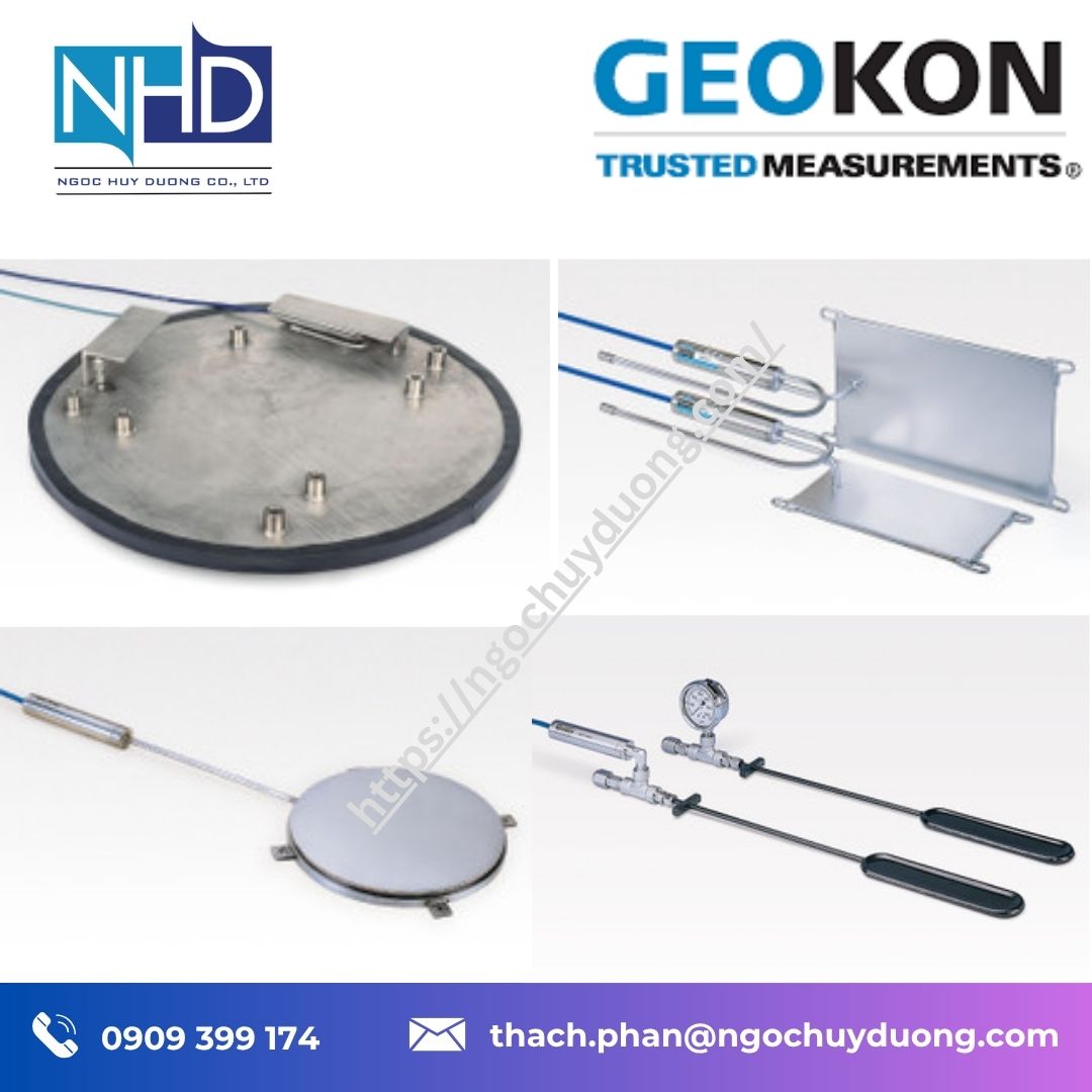 Tổng kho hàng sẵn Cảm biến áp suất GEOKON 4855 – Đo tải trọng chính xác