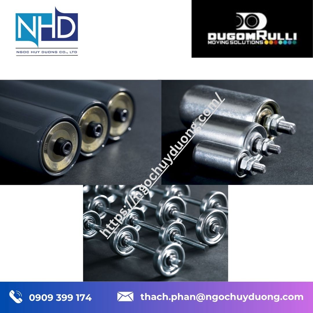 Tổng kho hàng sẵn Con lăn gối đỡ và con lăn công xôn DUGOM RULLI Series 314 hỗ trợ kỹ thuật