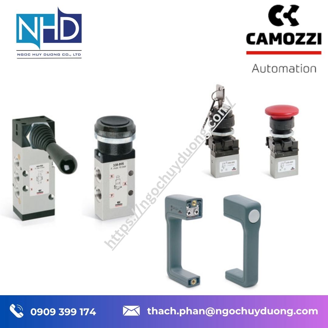 Tổng kho hàng sẵn Van cơ khí Van cơ khí & van tay Camozzi – Chính hãng, giá tốt