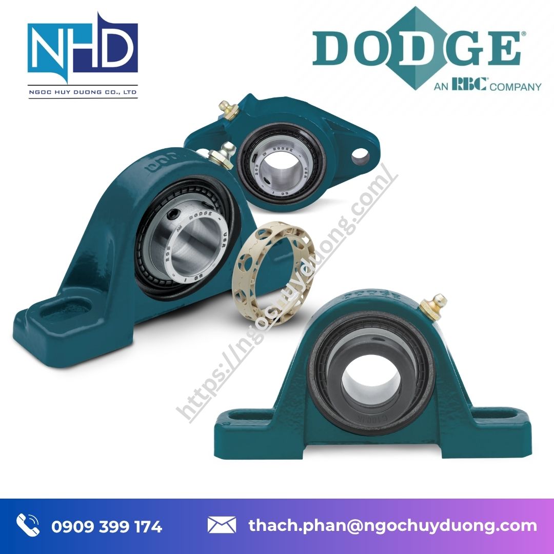 Tổng kho hàng sẵn Vòng bi gối đỡ DODGE Washdown – FoodSafe™, Ultra Kleen® & E-Z Kleen® cho môi trường rửa vệ sinh