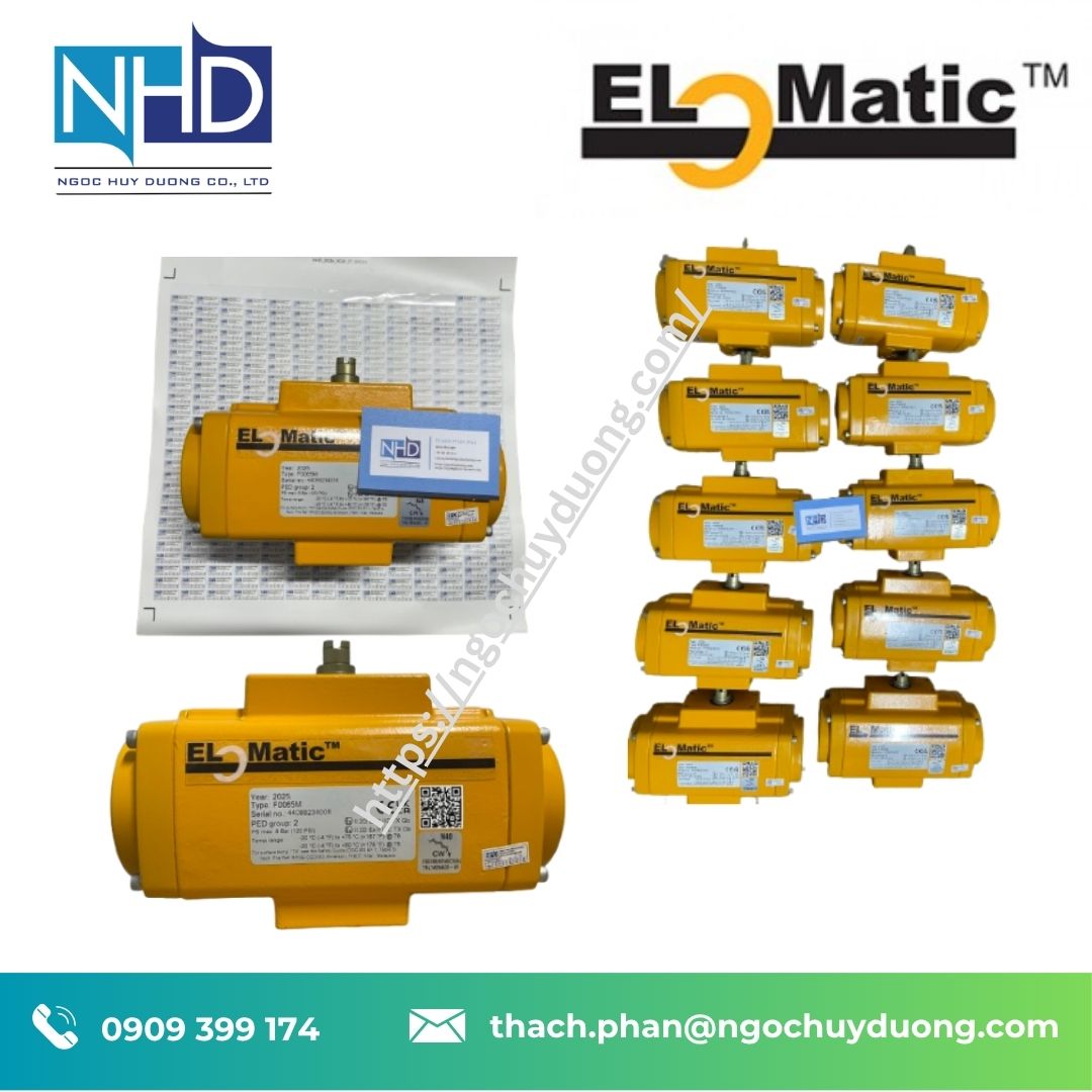 Bộ truyền động khí nén EL-O-Matic F-Series Rack & Pinion