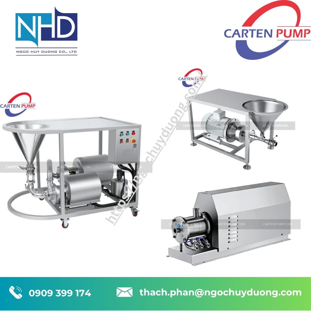 Bơm nhũ hóa Cartenpump HSM – Hàng chính hãng