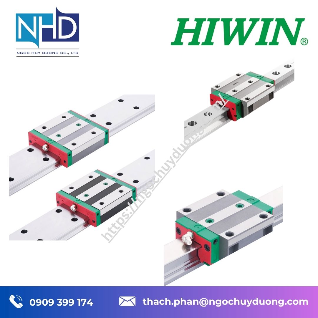 Đại lý giá tốt Ray dẫn hướng tuyến tính HIWIN CG RG CRG Giá tốt chính hãng