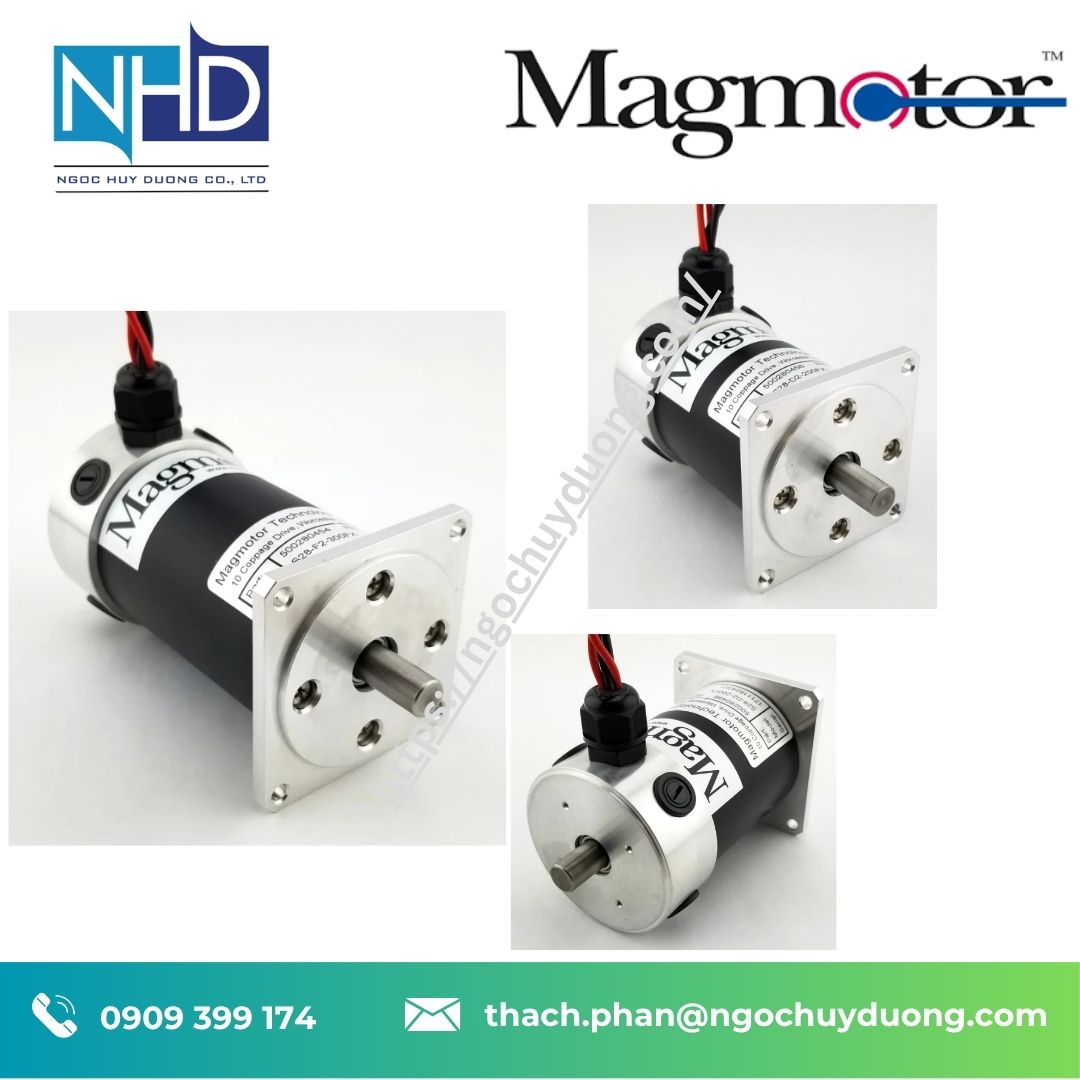 Động cơ DC chổi than Magmotor S28 – Mô-men cao, hàng sẵn
