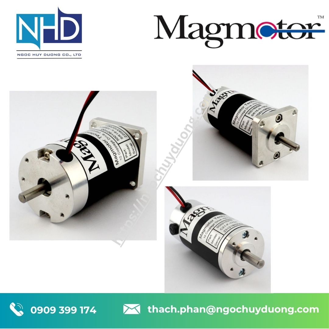 Động cơ DC chổi than Magmotor SR15 – Nhỏ gọn, mô-men cao