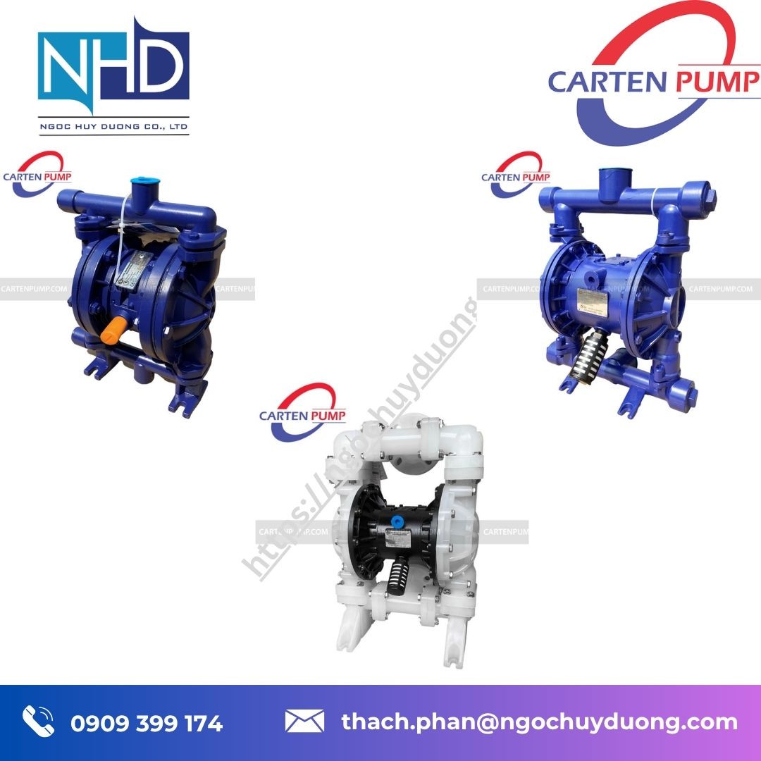 Tổng kho hàng sẵn Bơm màng Carten Pump HLD25-SSFF – Chính hãng, giá tốt