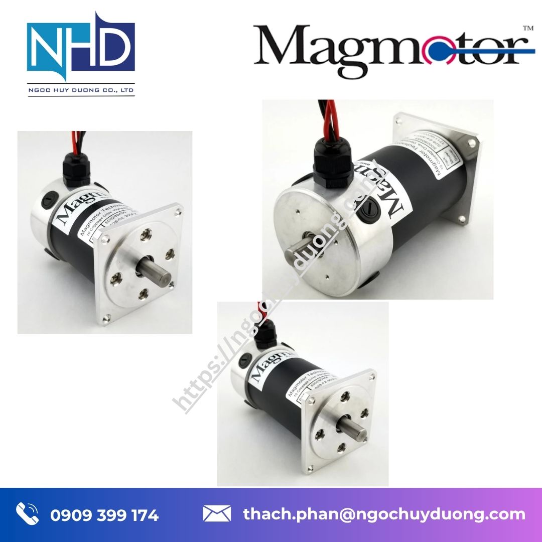 Tổng kho hàng sẵn Động cơ DC chổi than Magmotor S28 – Mô-men cao, hàng sẵn