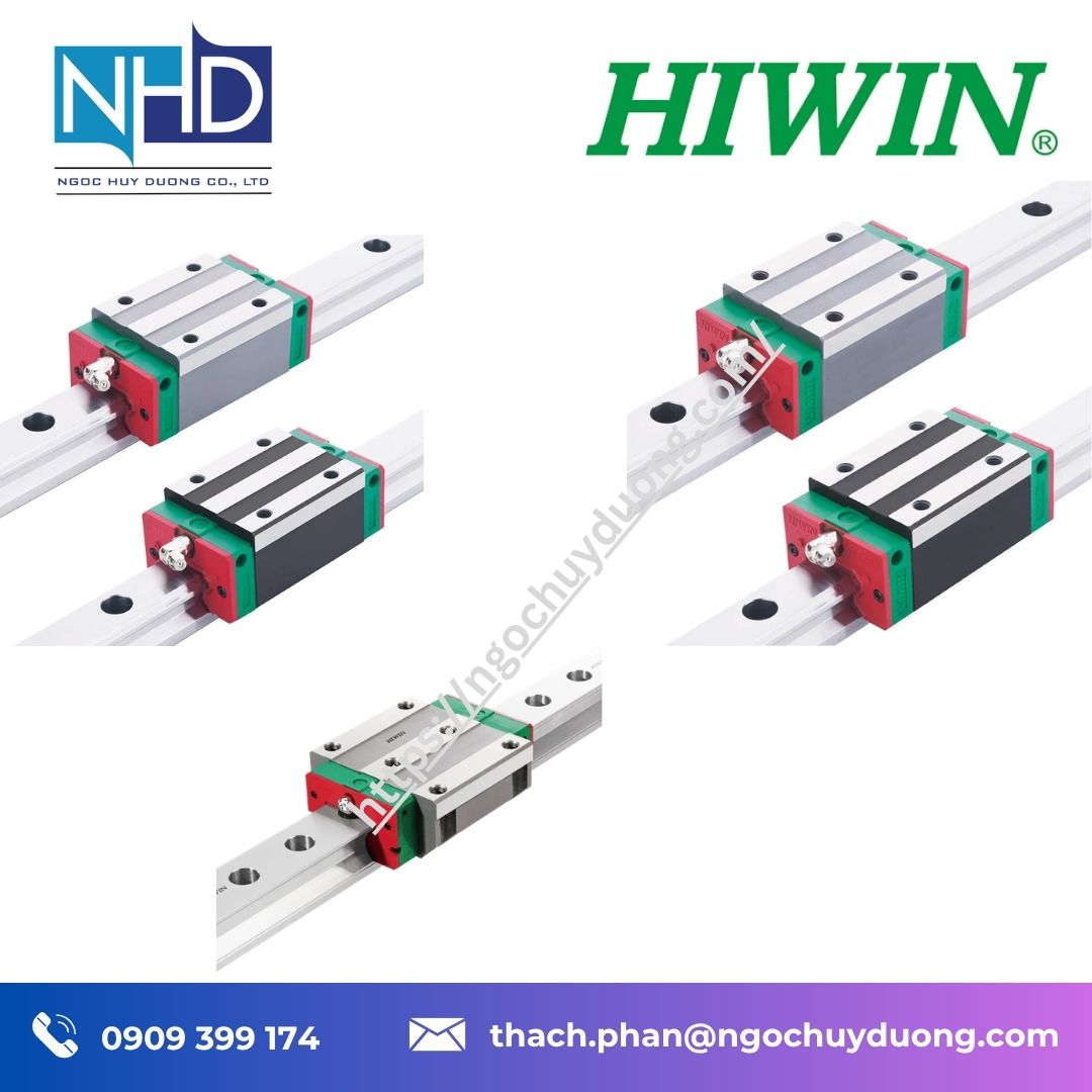 Tổng kho hàng sẵn Ray dẫn hướng tuyến tính HIWIN Linear Guideway – Chính hãng, giá tốt