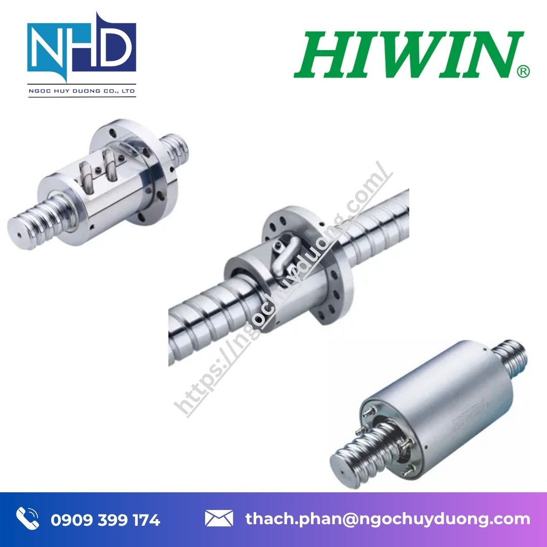 Tổng kho hàng sẵn Vít me bi HIWIN Ballscrew – Phân phối chính hãng, giá tốt
