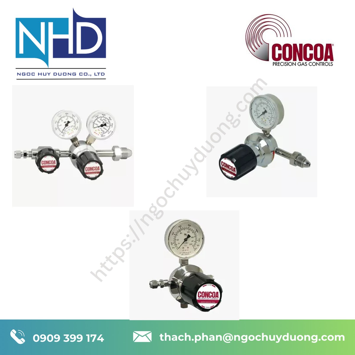 Bộ điều áp CONCOA 411 Series – Báo giá nhanh
