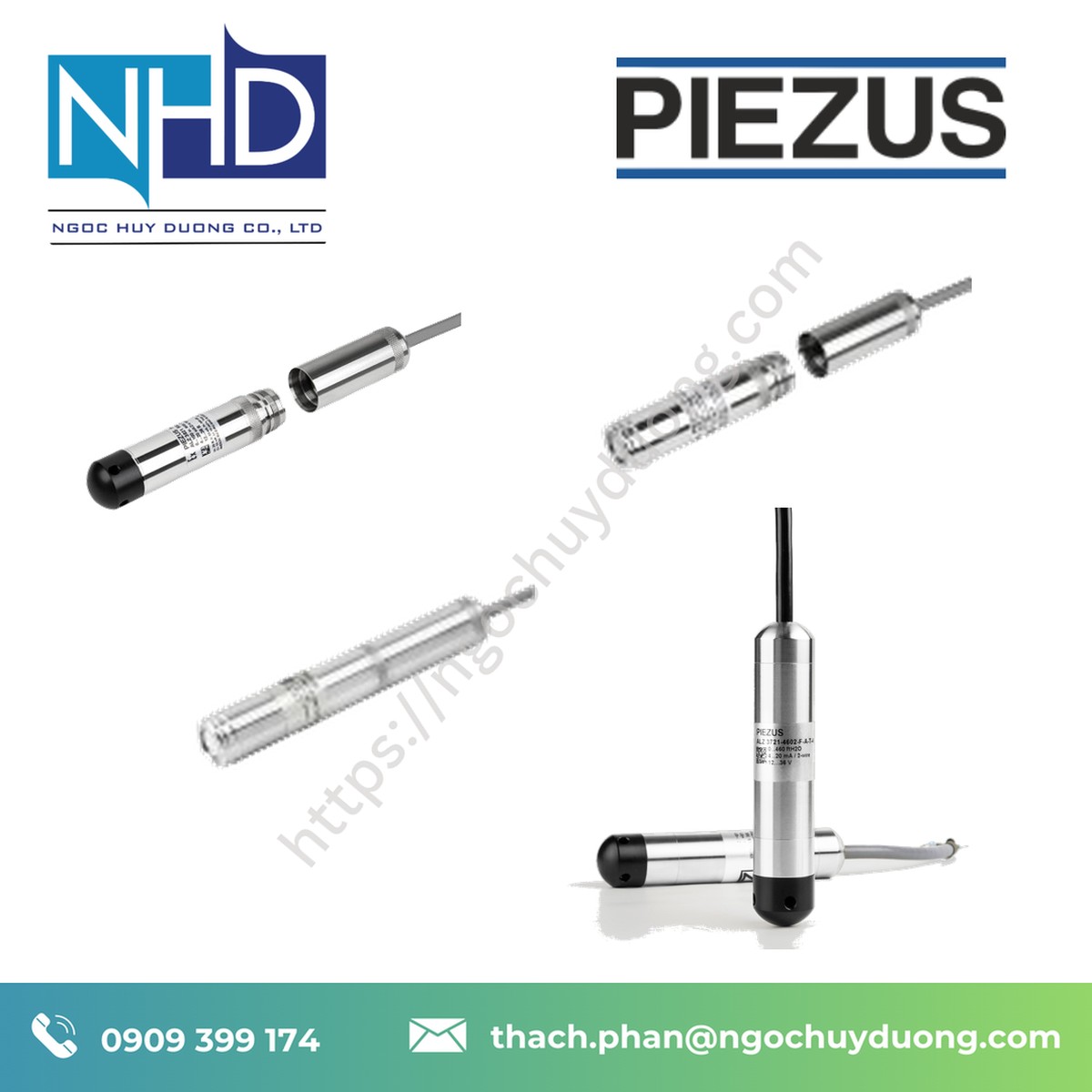 Cảm biến đo mức PIEZUS ALZ 3821 Chính hãng