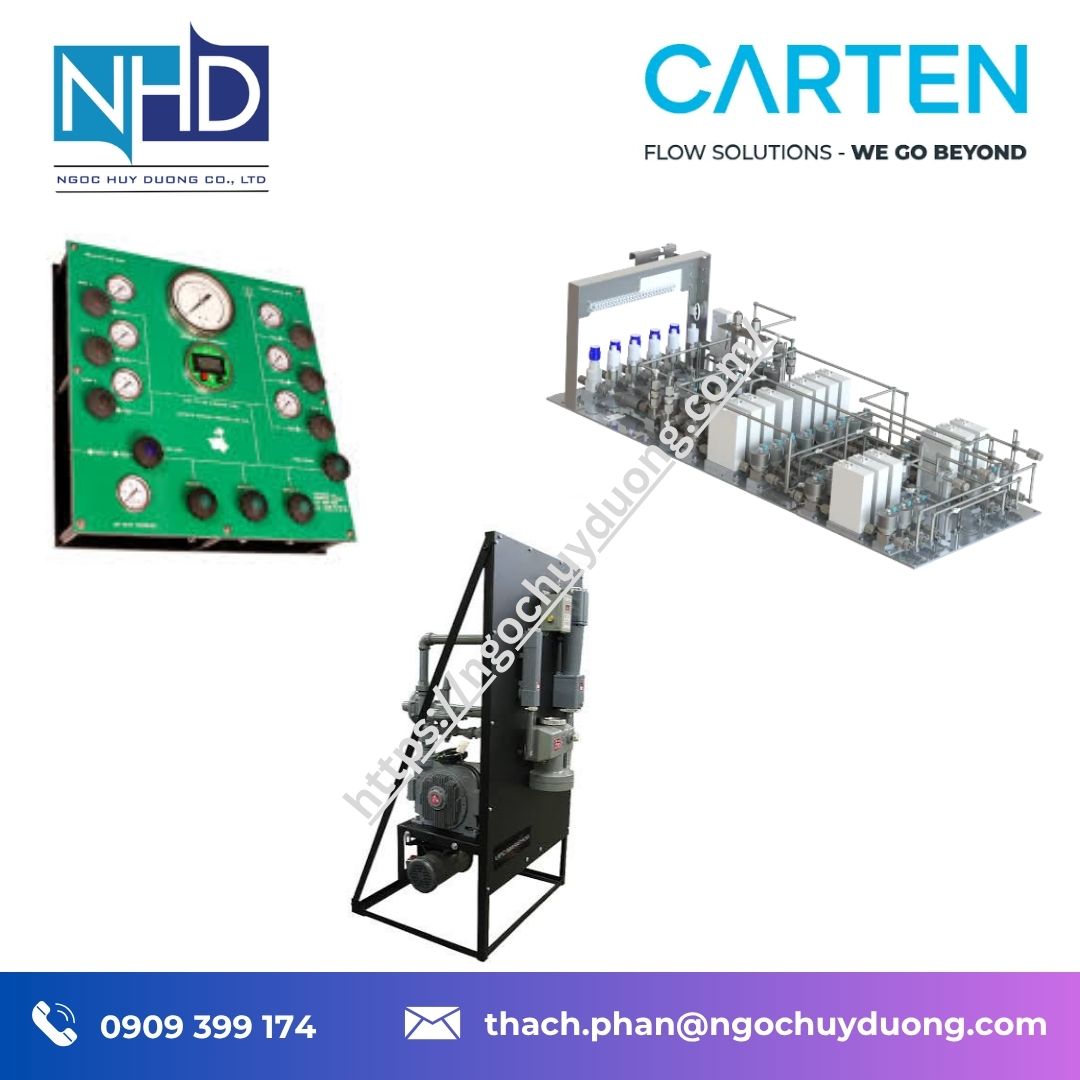 Đại lý giá tốt Bảng phối trộn khí Carten Controls Gas Mixing Panels – Giá tốt