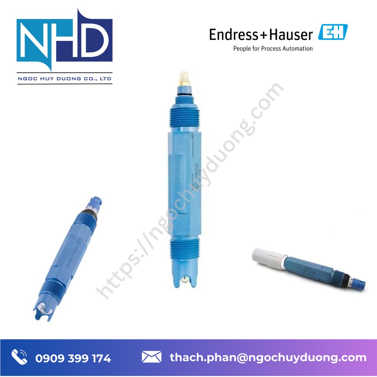 Đại lý giá tốt Báo điện cực đo pH Endress+Hauser CPF81D-7NN21