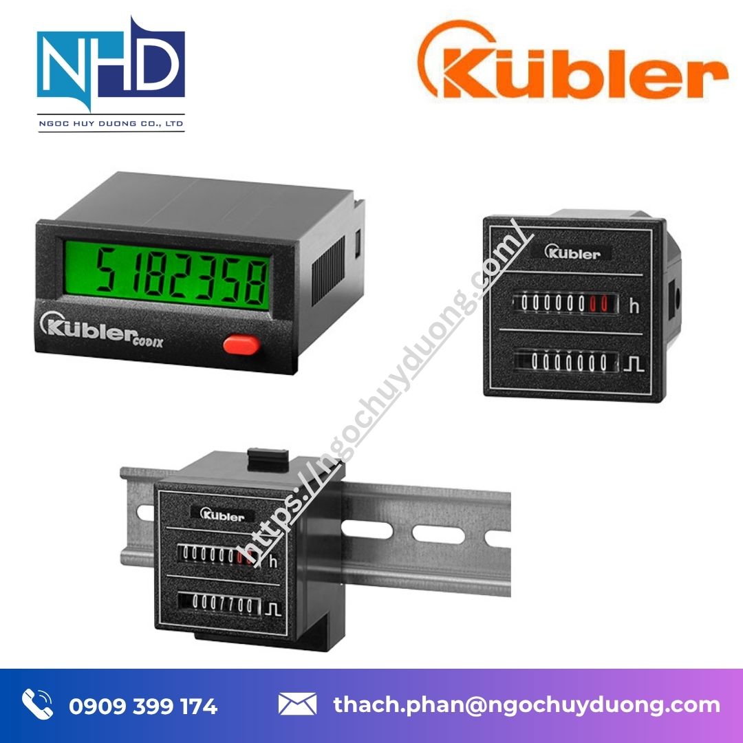 Đại lý giá tốt Bộ hiển thị và bộ đếm Kübler chính hãng, giá tốt