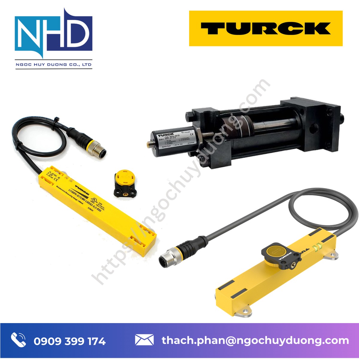 Đại lý giá tốt Cảm biến dây kéo TURCK DW – Báo giá nhanh