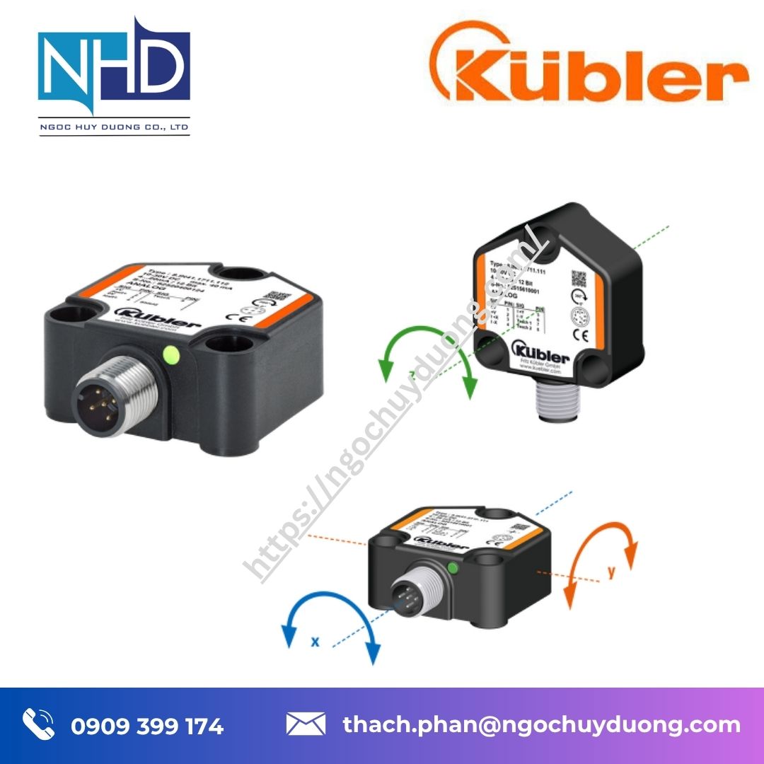 Đại lý giá tốt Cảm biến góc nghiêng Kübler IN41 chính hãng, giao nhanh