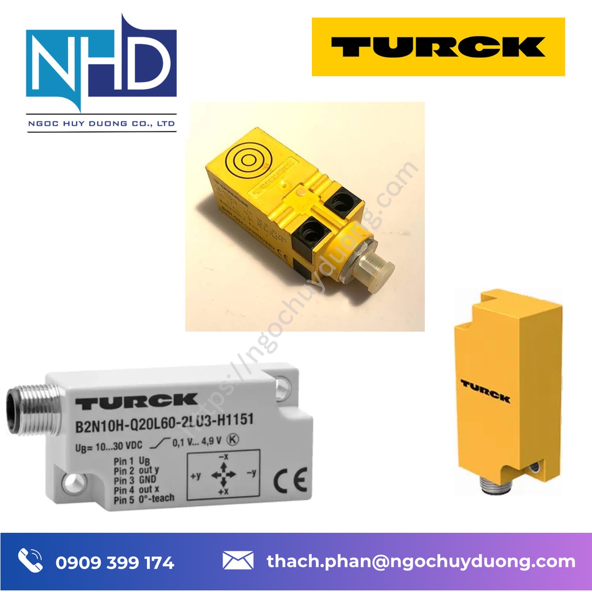 Đại lý giá tốt Cảm biến nghiêng TURCK B2NF85H-QR20-IOLX3-H1141 Giá tốt