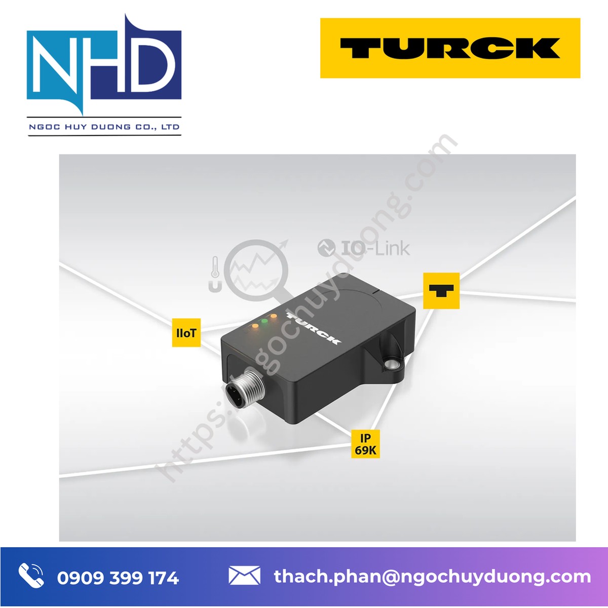 Đại lý giá tốt Cảm biến rung TURCK CMVT-QR20-IOLX3-H1141 chính hãng