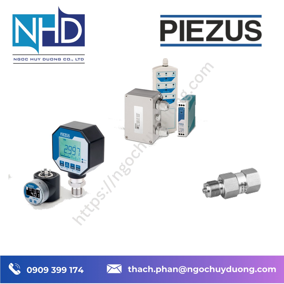 Đại lý giá tốt Đồng hồ đo áp suất điện tử PIEZUS OCTO 3420 Giá tốt
