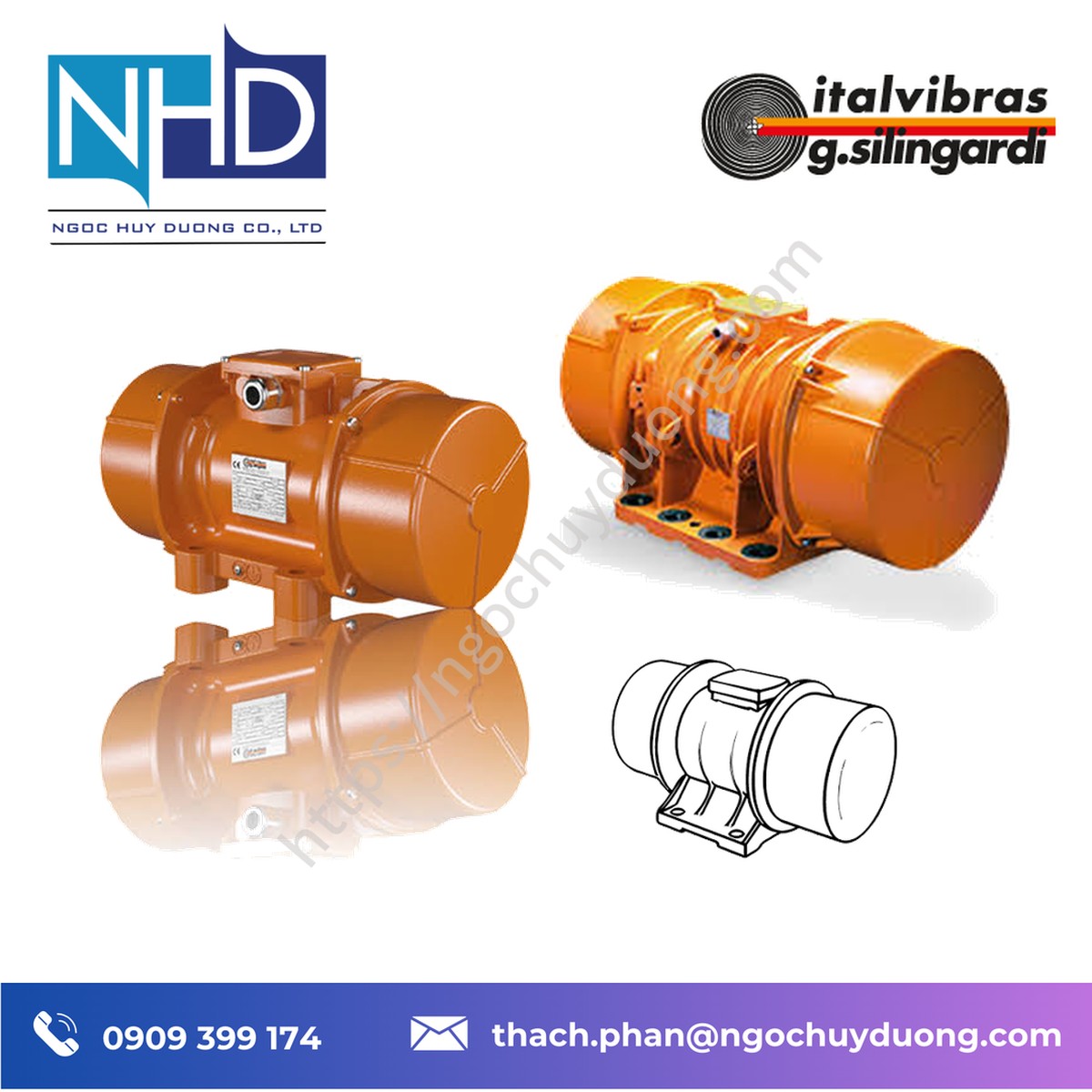 Đại lý giá tốt Motor rung công nghiệp Italvibras MVCC – Báo giá nhanh