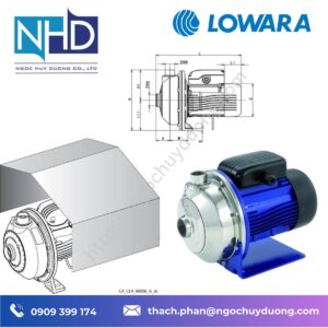 Đại lý giá tốt Phân phối bơm ly tâm LOWARA CEA 120-3-A-V