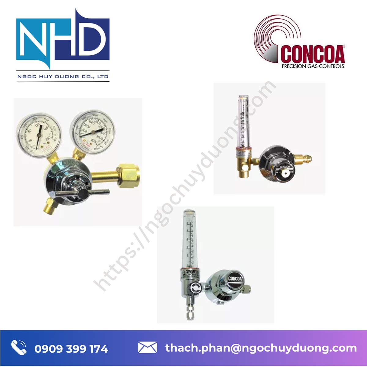 Đại lý giá tốt Thiết bị điều áp CONCOA 5500 Series CO-CQ đầy đủ