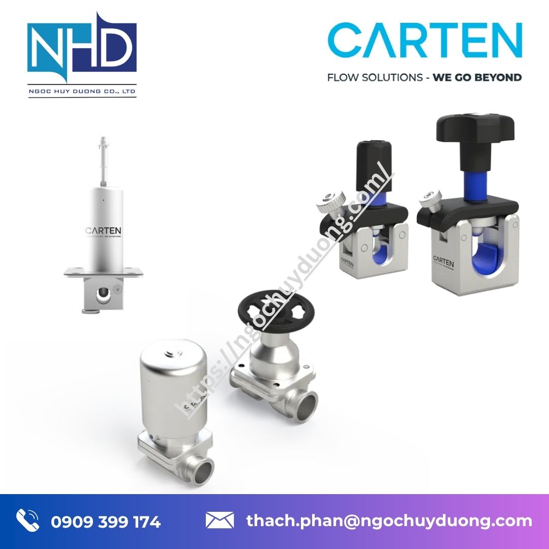 Đại lý giá tốt Van bóp ống Carten Controls BPV