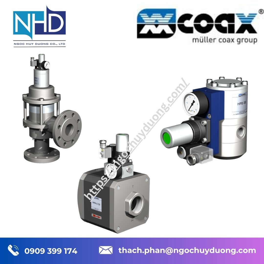Đại lý giá tốt Van giới hạn áp suất CO-AX HPB – Giải pháp kiểm soát áp suất công nghiệp