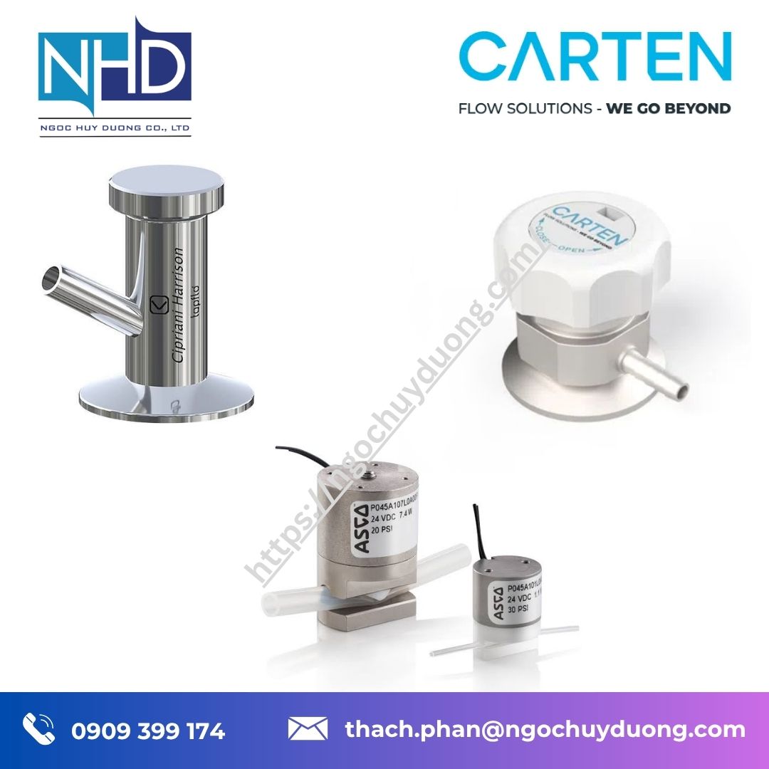 Đại lý giá tốt Van lấy mẫu sạch Carten Controls CSV – Hàng sẵn