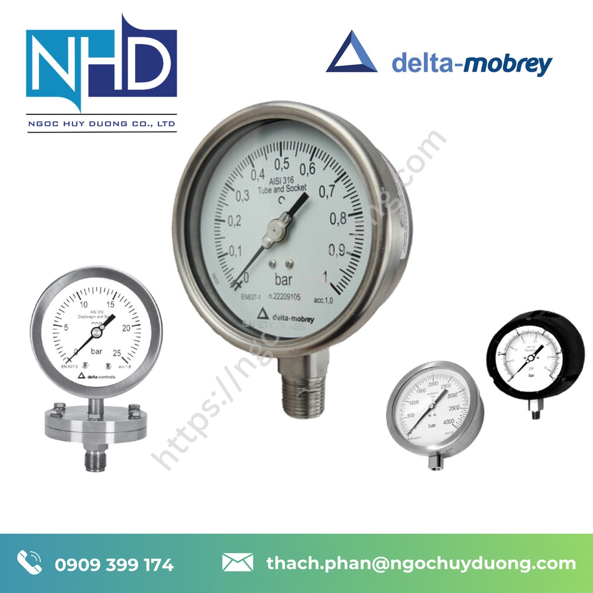 Đồng hồ áp suất Delta Mobrey GG GS CP – Báo giá nhanh