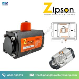 Phân phối bộ truyền động khí nén Zipson Z-250 DA