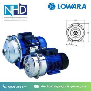Phân phối bơm ly tâm LOWARA CEA 120-3-A-V