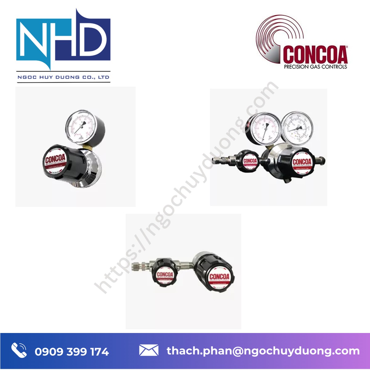 Tổng kho hàng sẵn Bộ điều áp CONCOA 411 Series – Báo giá nhanh