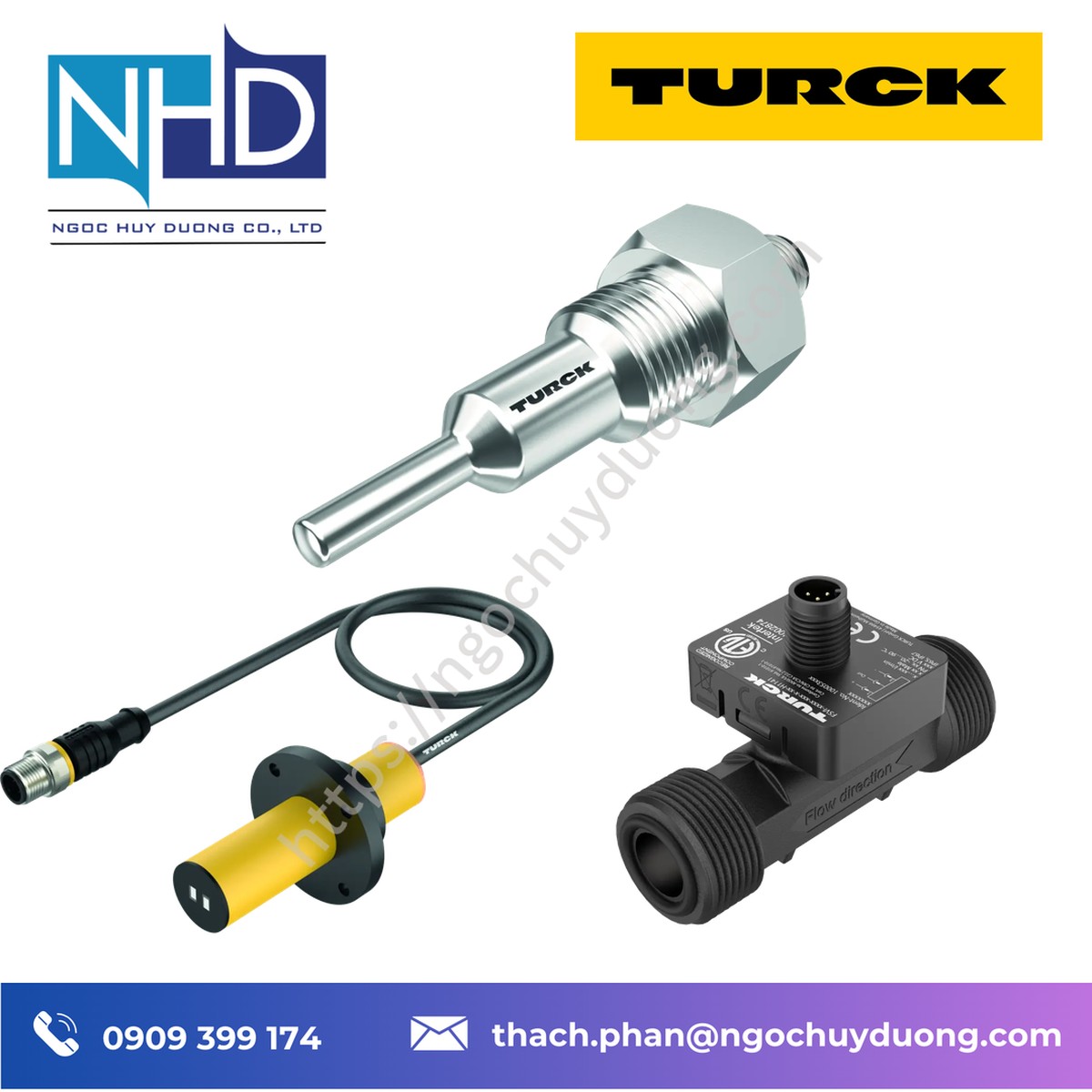 Tổng kho hàng sẵn Cảm biến lưu lượng TURCK FS100-300L-30-2UPN8-H1141 giá tốt