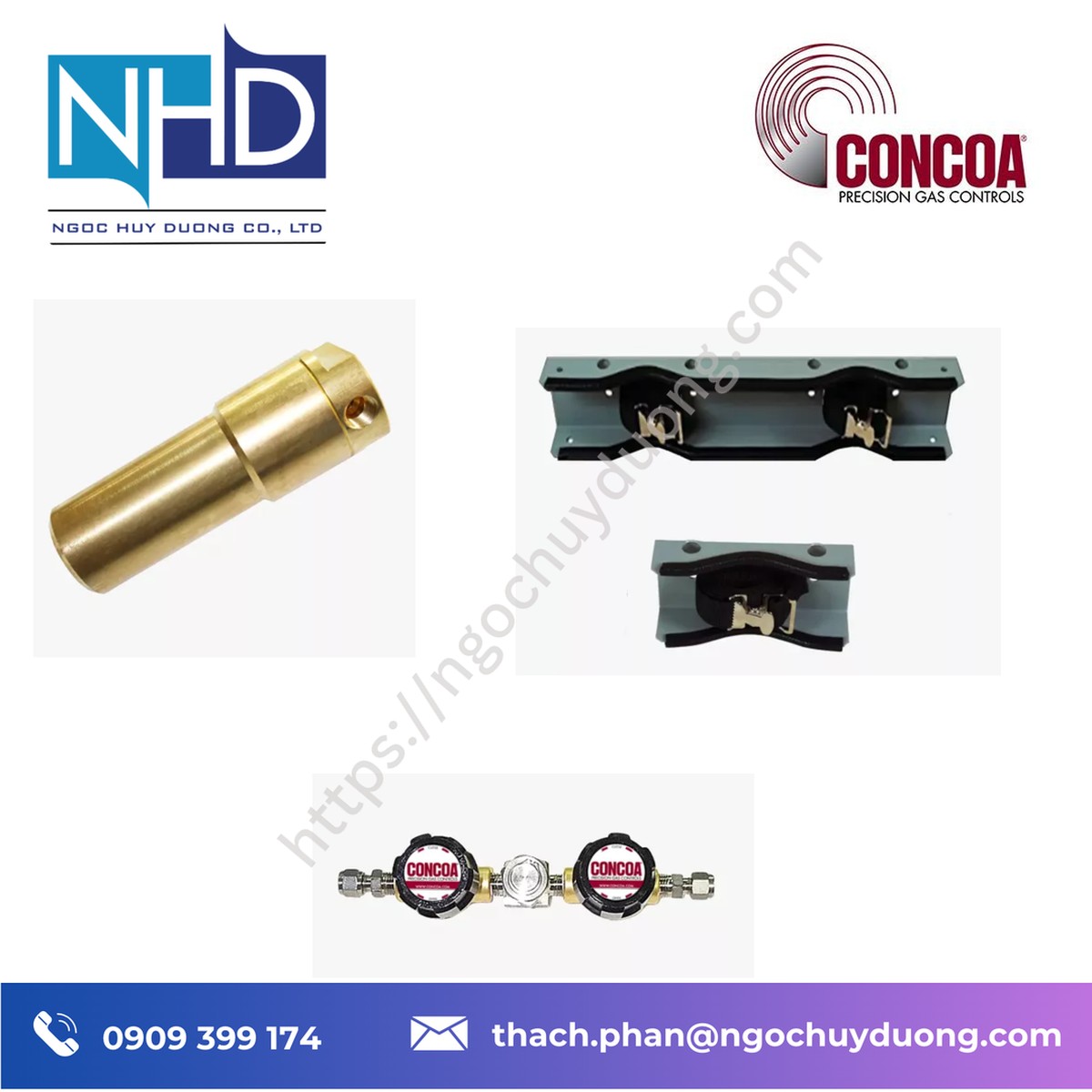 Tổng kho hàng sẵn Thiết bị cấp khí trung tâm CONCOA – CO-CQ đầy đủ
