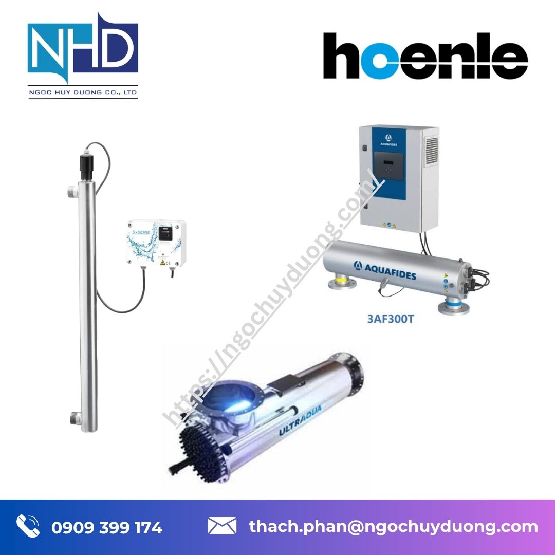 Tổng kho hàng sẵn Thiết bị khử khuẩn nước UVC Hoenle ASUV, WDS-Series